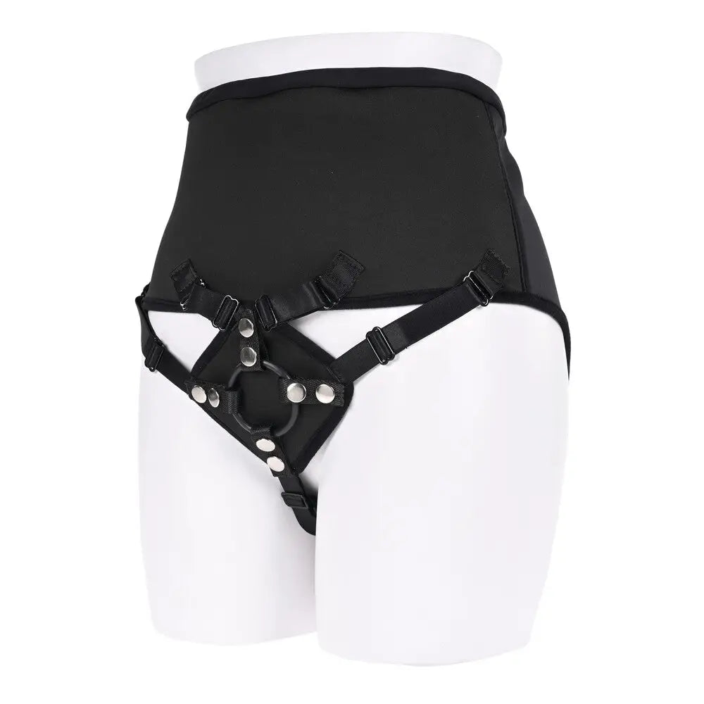 Sportsheets high waisted corset strap on harness - peaches and screams