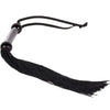 Sportsheets large black rubber flogger crop whip for bdsm - peaches and screams