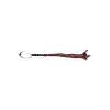 Sportsheets saffron braided red leather flogger - peaches and screams