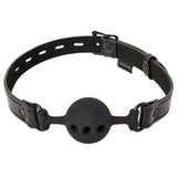 Sportsheets saffron silicone breathable ball gag with buckle - peaches and screams