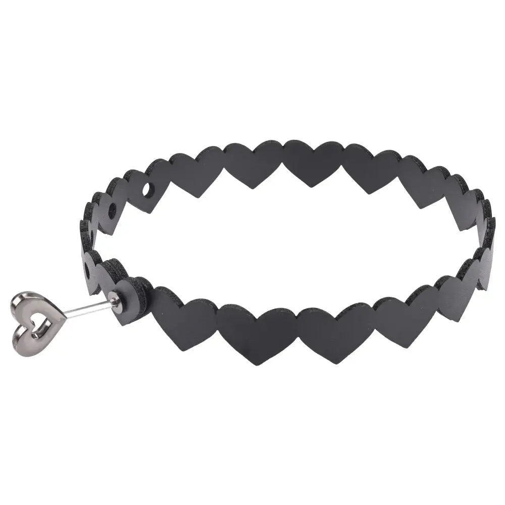 Sportsheets sex and mischief heart day collar - peaches and screams