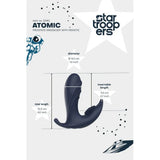 Startroopers atomic prostate massager with 10 vibrations - peaches and screams