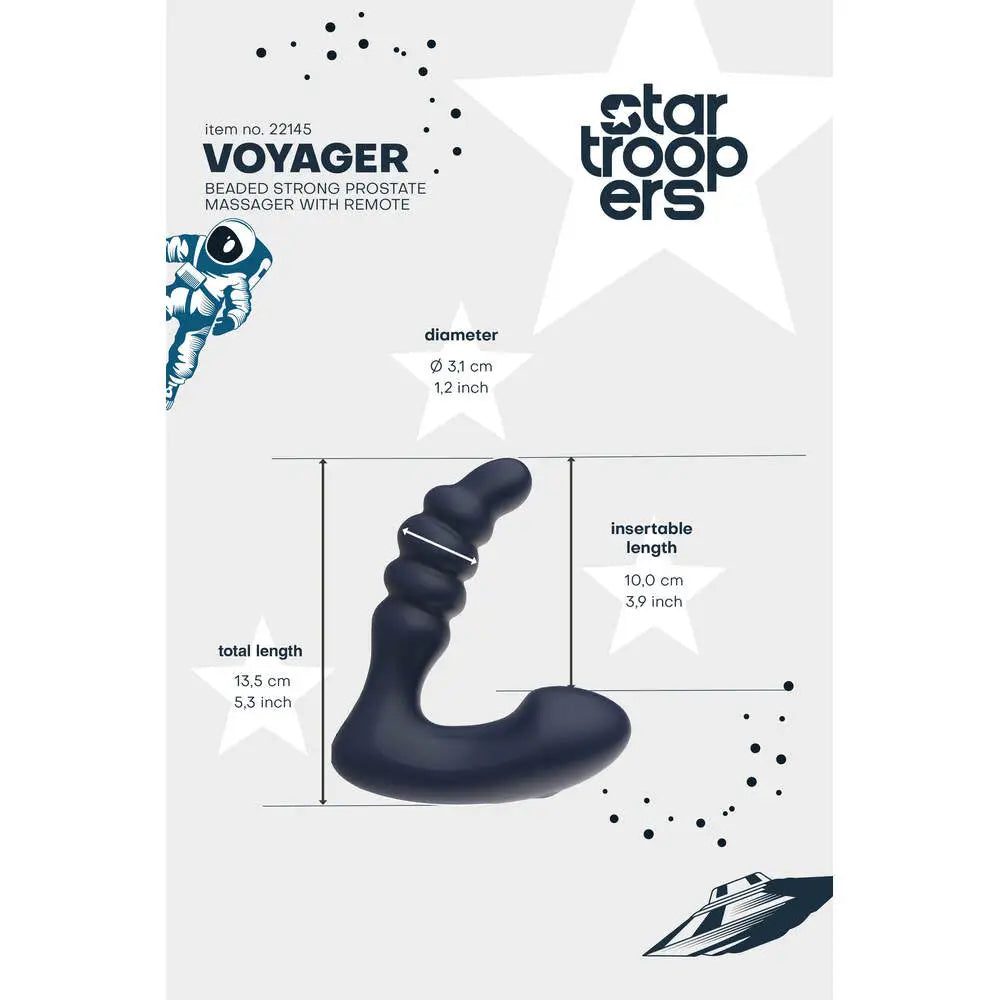 Startroopers Voyager Prostate Massager - Peaches and Screams