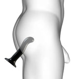Strap on me silicone black small curved strap on dildo - peaches and screams