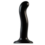 Strap on me silicone black small curved strap on dildo - peaches and screams