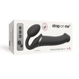 Strap-on-me vibrating strapless strap-on large black - strap ons peaches and screams