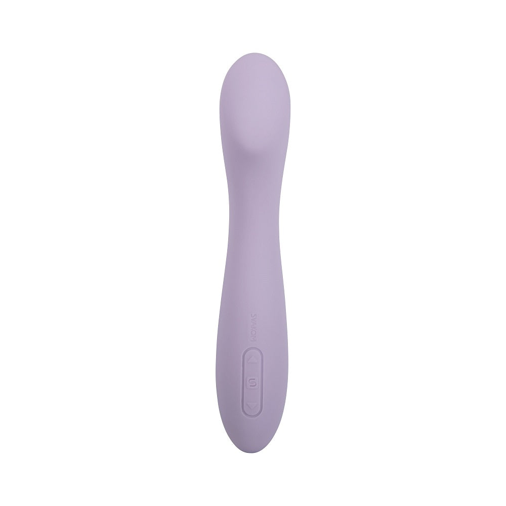 Svakom amy 2 g-spot and clitoral vibrator lilac - g-spot vibrators peaches and screams