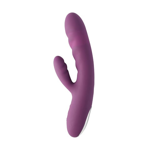 Svakom avery thrusting vibrator with clitoral stimulator - rabbit vibrators peaches and screams