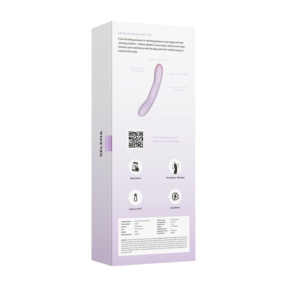 Svakom selena g-spot vibrator with raised rings - g-spot vibrators peaches and screams