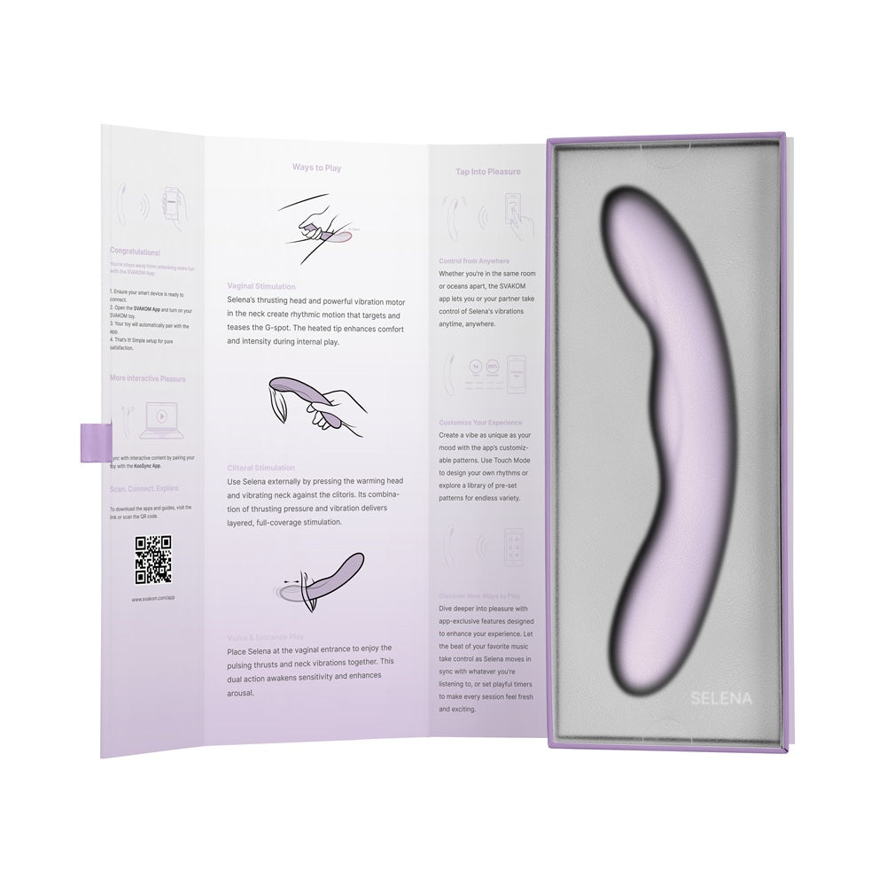 Svakom selena g-spot vibrator with raised rings - g-spot vibrators peaches and screams