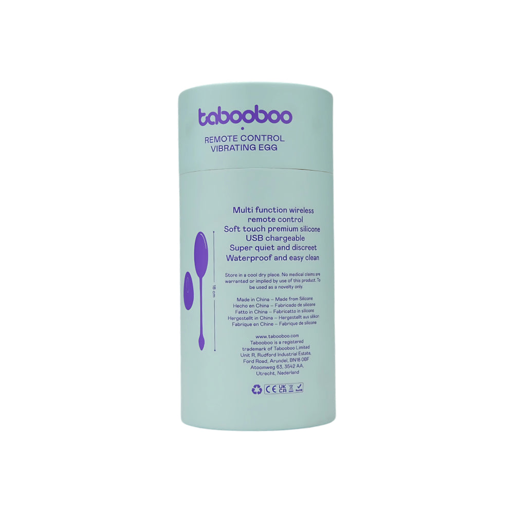 Tabooboo take me back to bed remote love egg - love eggs peaches and screams