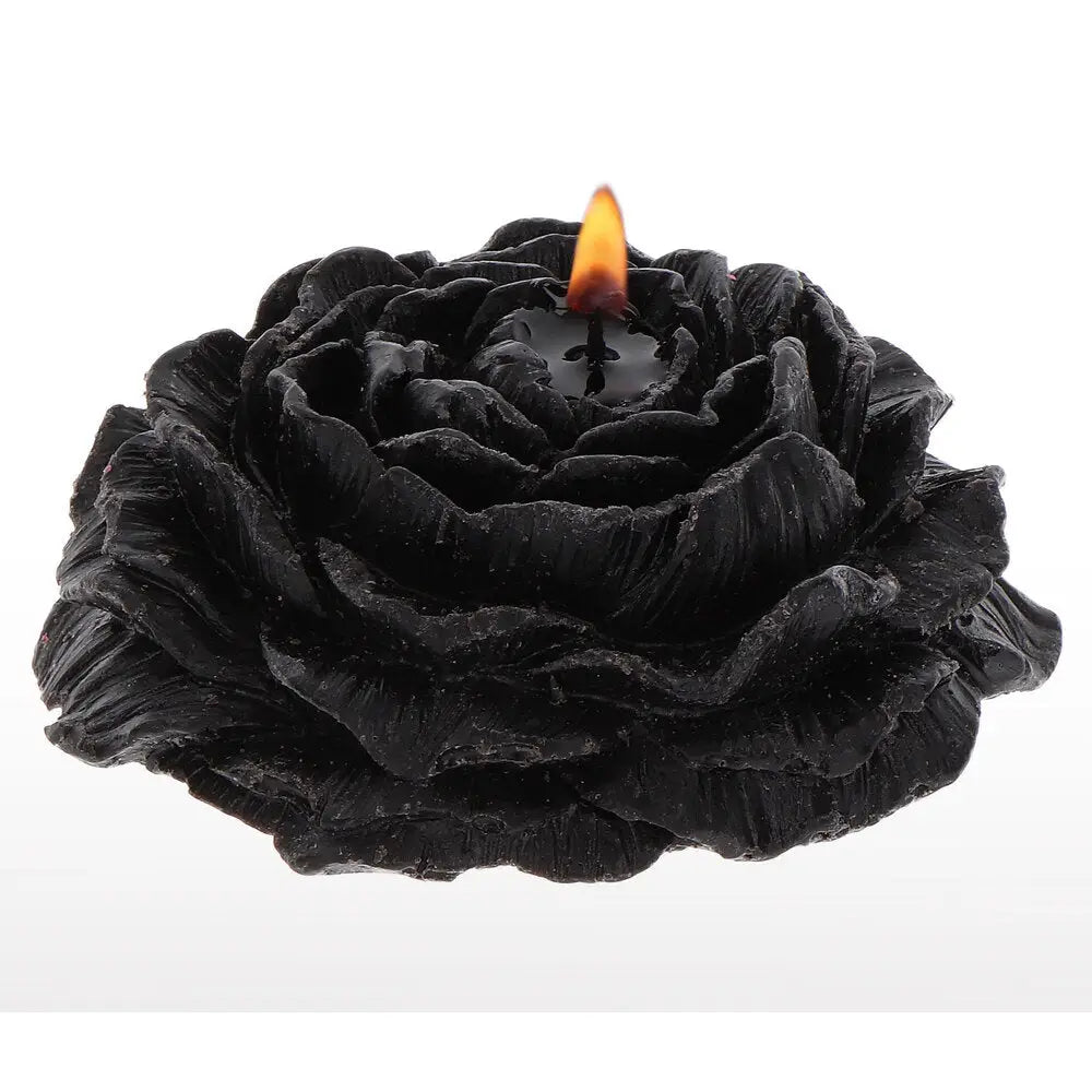 Taboom 2 rose and black bondage candles for sensory play - peaches and screams