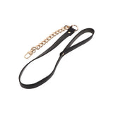 Taboom dona stainless steel gold bondage leash - peaches and screams
