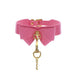 Taboom Malibu Bow Collar and Leash - Peaches and Screams