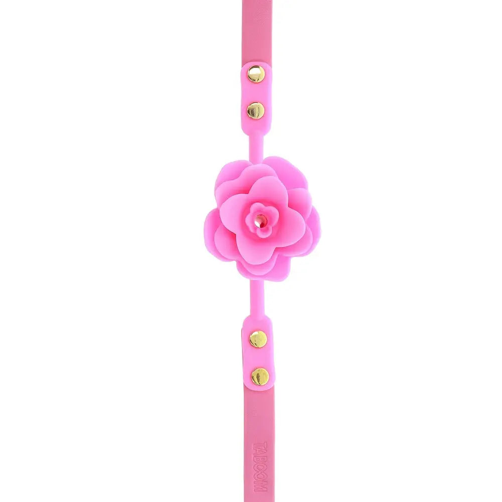 Taboom malibu rose ball gag with adjustable strap - peaches and screams