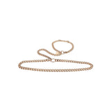 Taboom stainless steel gold body harness large to xlarge - peaches and screams