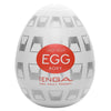 Tenga boxy silicone clear egg reusable stroker - peaches and screams