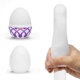 Tenga mesh silicone clear egg masturbator for men - peaches and screams