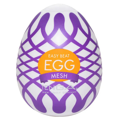 Tenga Mesh Silicone Clear Egg Masturbator - Peaches and Screams