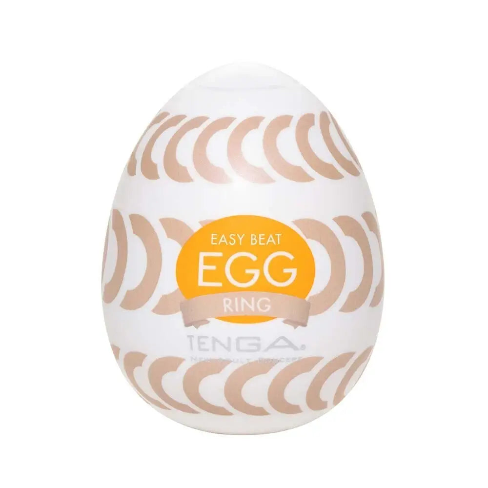 Tenga realistic feel clear egg masturbator - peaches and screams