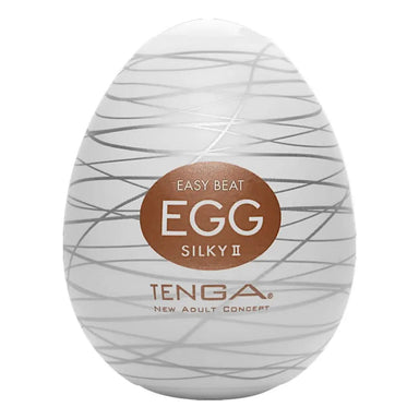 Tenga Silky 2 Silicone Clear Egg Masturbator - Peaches and Screams