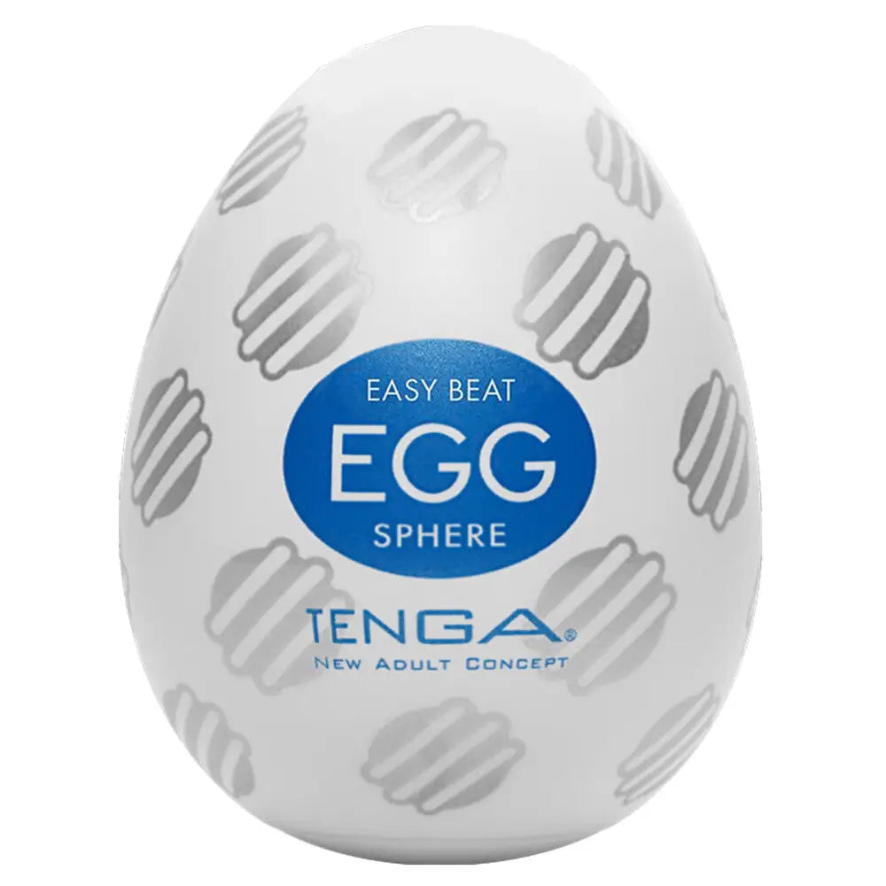 Tenga sphere silicone clear egg reusable stroker - peaches and screams