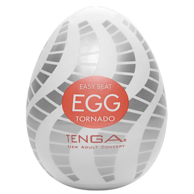 Tenga Tornado Silicone Clear Egg Masturbator - Peaches and Screams