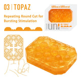 Tenga uni topaz sleeve masturbator for intense stimulation - peaches and screams