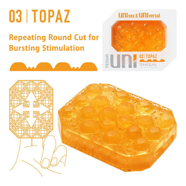 Tenga Uni Topaz Sleeve Masturbator - Peaches and Screams