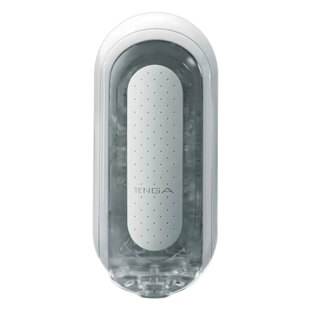 Tenga white realistic feel stretchy male masturbator stroker - peaches and screams