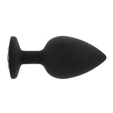 Toosh black silicone butt plug large - butt plugs peaches and screams