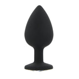 Toosh black silicone butt plug large - butt plugs peaches and screams