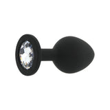 Toosh black silicone butt plug medium - butt plugs peaches and screams