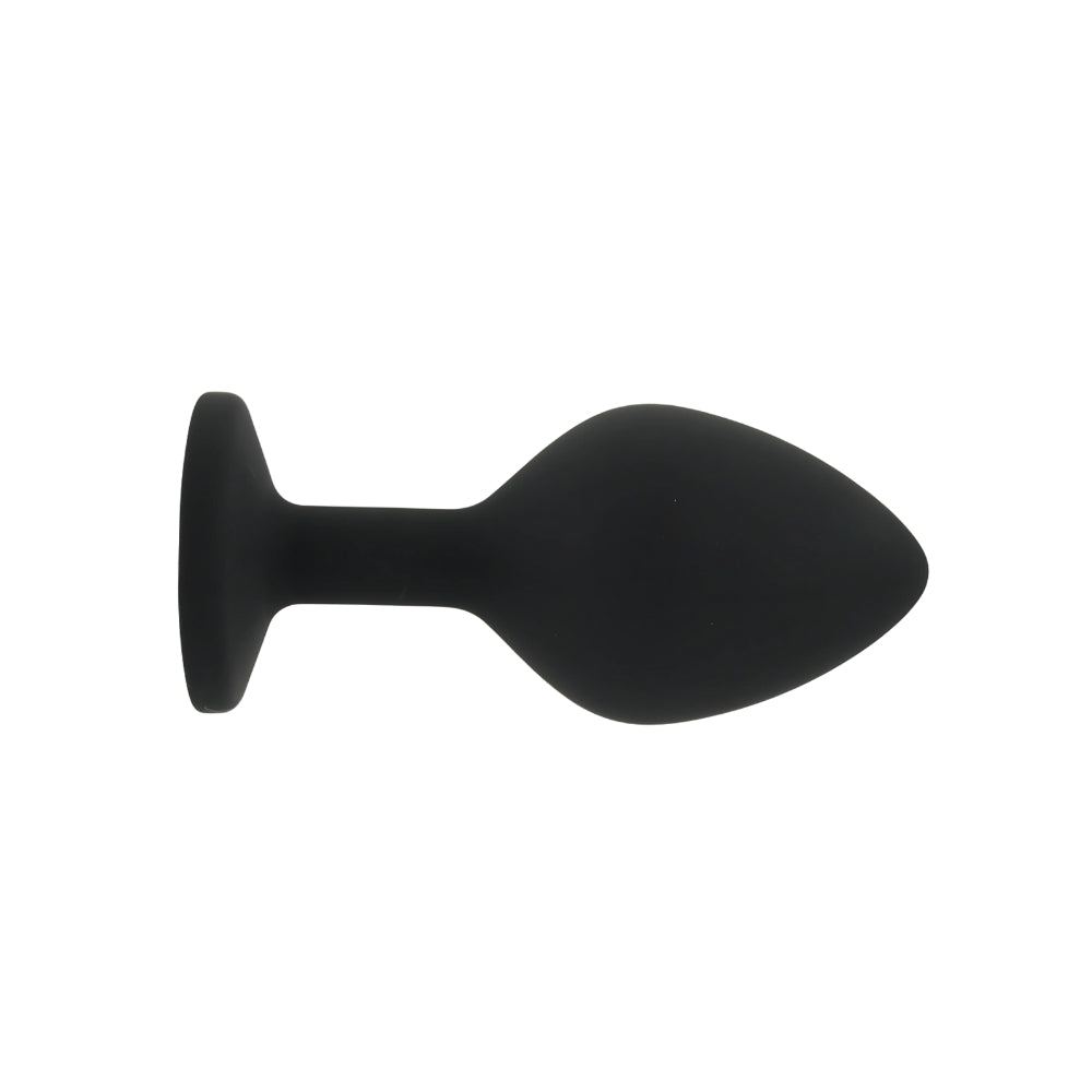 Toosh black silicone butt plug medium - butt plugs peaches and screams