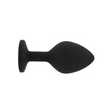 Toosh black silicone butt plug medium - butt plugs peaches and screams
