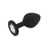 Toosh black silicone butt plug medium - butt plugs peaches and screams
