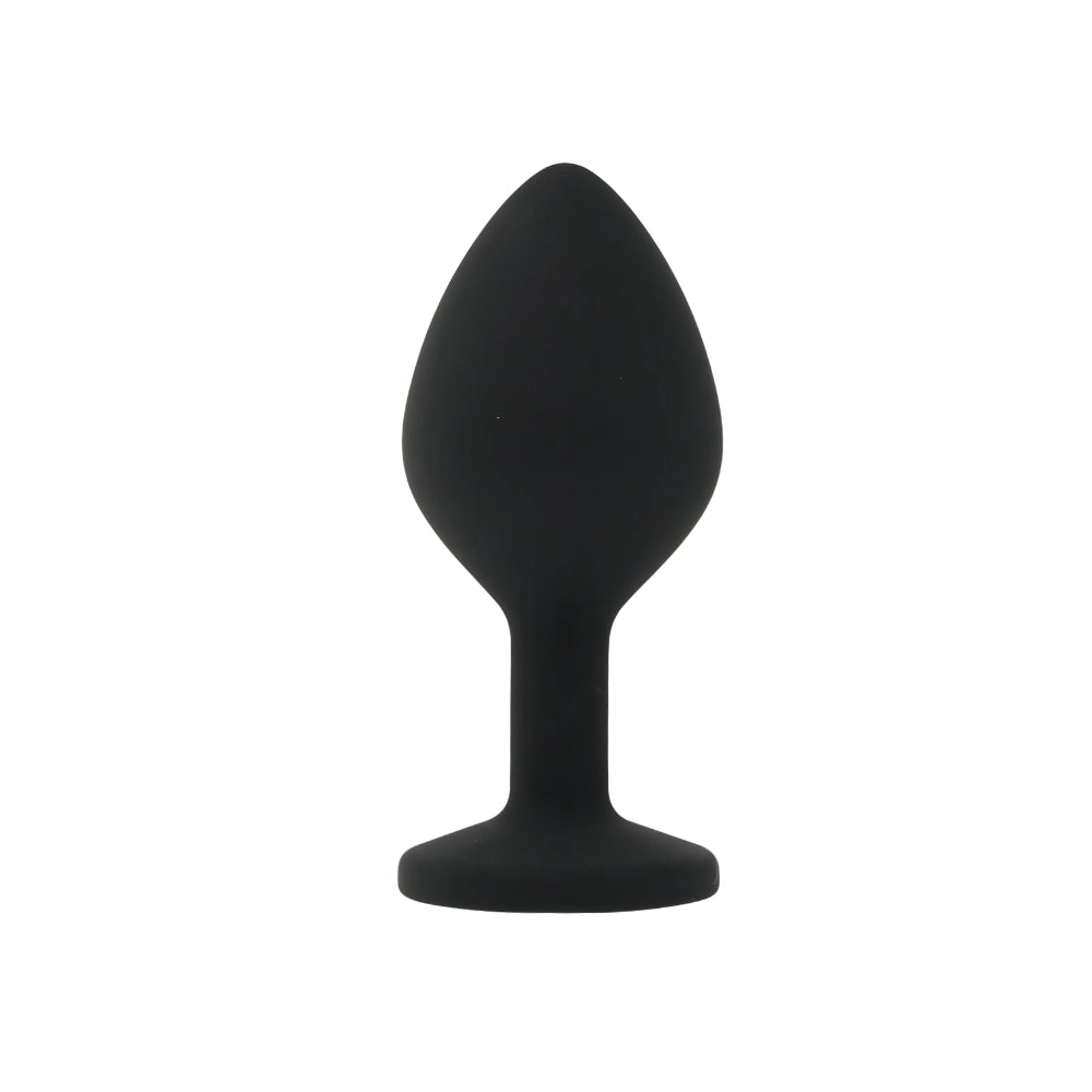 Toosh black silicone butt plug medium - butt plugs peaches and screams