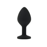 Toosh black silicone butt plug medium - butt plugs peaches and screams