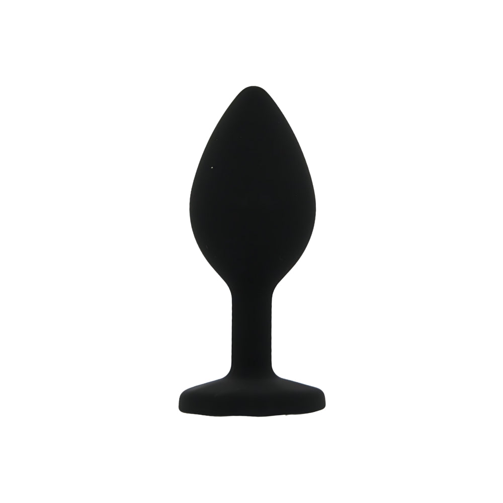 Toosh black silicone butt plug small - butt plugs peaches and screams