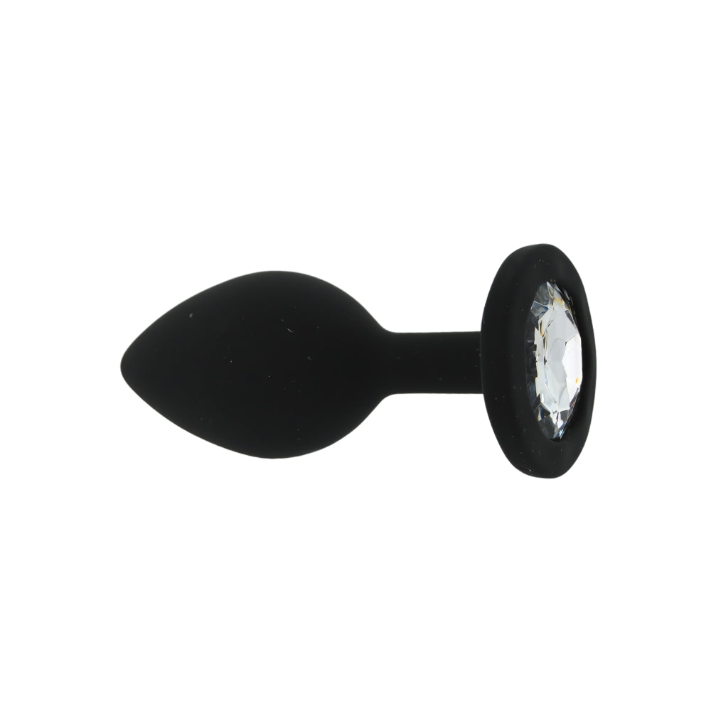 Toosh black silicone butt plug small - butt plugs peaches and screams