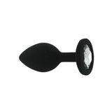 Toosh black silicone butt plug small - butt plugs peaches and screams