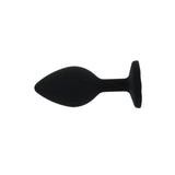 Toosh black silicone butt plug small - butt plugs peaches and screams