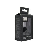 Toosh black silicone butt plug small - butt plugs peaches and screams