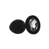 Toosh black silicone butt plug small - butt plugs peaches and screams