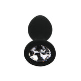 Toosh black silicone butt plug small - butt plugs peaches and screams