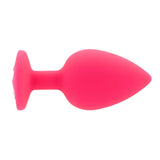 Toosh pink silicone butt plug large - butt plugs peaches and screams