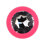 Toosh pink silicone butt plug large - butt plugs peaches and screams