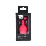 Toosh pink silicone butt plug medium - butt plugs peaches and screams