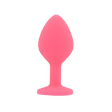 Toosh pink silicone butt plug medium - butt plugs peaches and screams