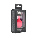 Toosh pink silicone butt plug medium - butt plugs peaches and screams